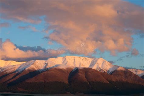 Red Mountain At Sunset Stock Photo Image Of Rocky Area 35388126