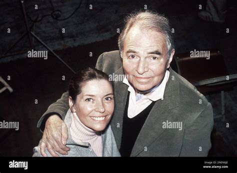 British Actor James Mason With His Second Wife Clarissa Kaye In New