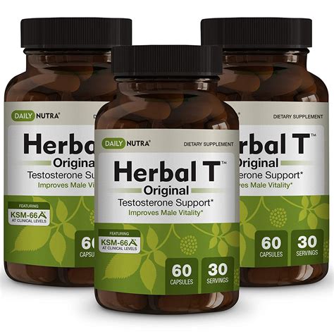 Herbal T Natural Testosterone Booster For Men Increase