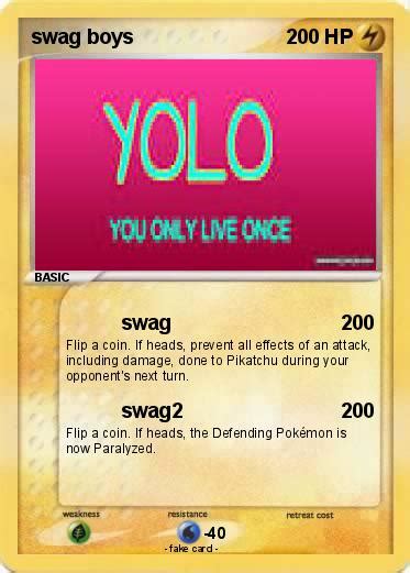 Pokémon Swag Boys Swag My Pokemon Card