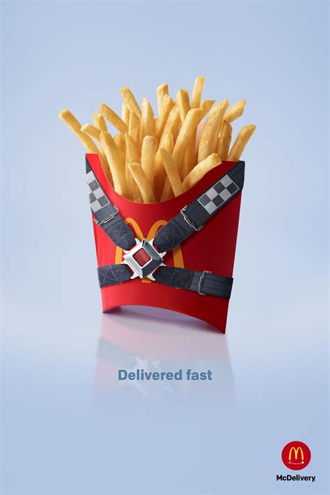 Mcdelivery Delivered Fast On Behance Food Graphic Design Food Poster