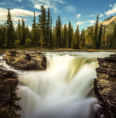 Athabasca Falls Jasper National Park Alberta Canada Able Radiant
