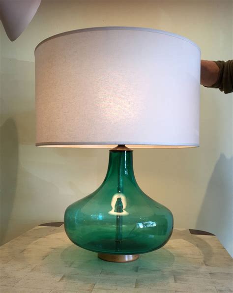 Blenko Glass Emerald Green Table Lamp At Stdibs Blenko Glass Lamp