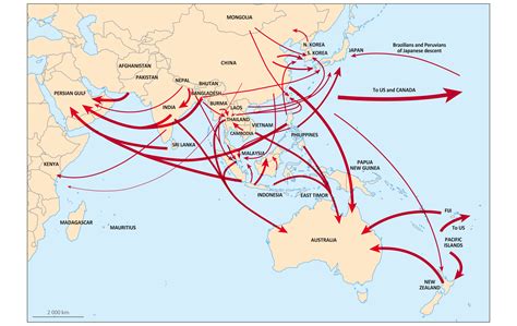 Migration Maps Of The World