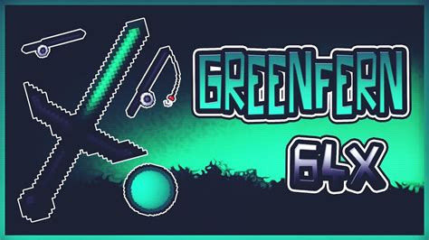 Minecraft Pvp Texture Pack Greenfern 64x Fps Youtube