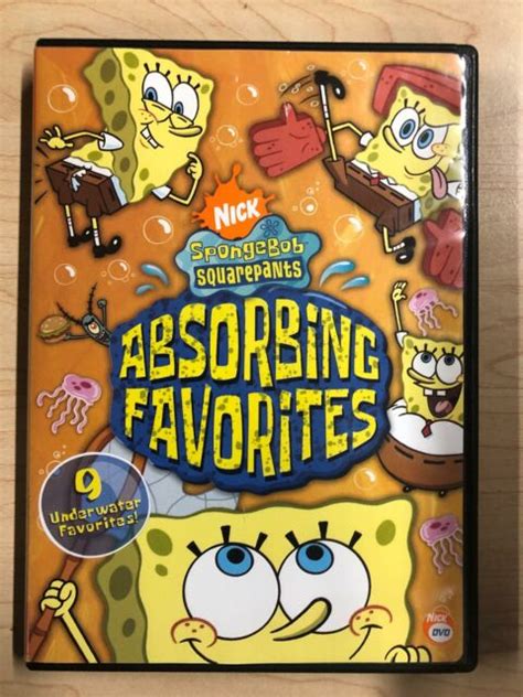 Spongebob Squarepants Absorbing Favorites Dvd 9 Episodes G1004 Ebay