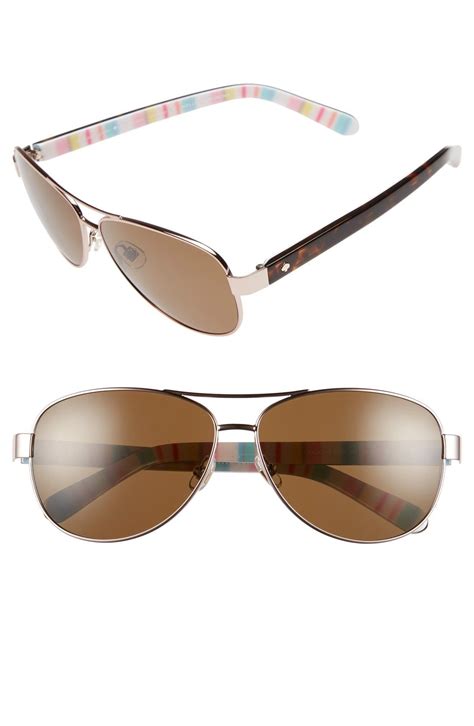 Women S Kate Spade New York Dalia 58Mm Polarized Aviator Sunglasses