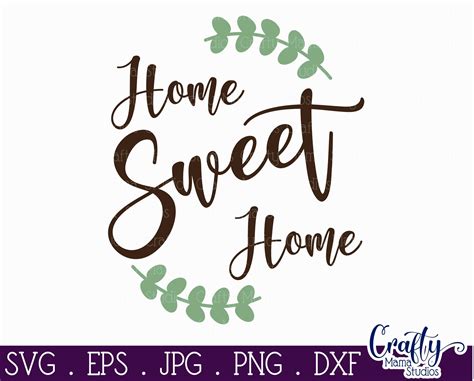 Free Free Home Sweet Home Round Svg 878 SVG PNG EPS DXF File