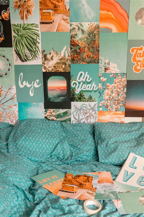 Summer Blue Collage Kit | Wall collage decor, Wall collage ... I managed to create this instagram wall collage for less than £8.50.