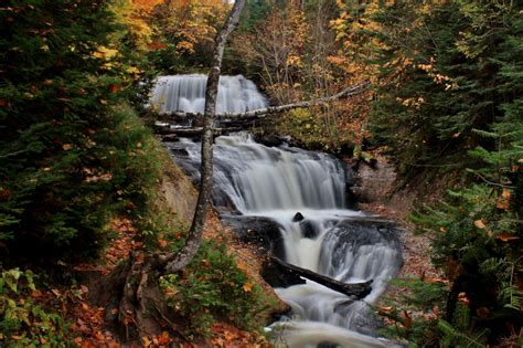 Miners beach falls, in the pictured rocks area of michigan's upper peninsula. A List of Enchanting Michigan Waterfalls to Visit Year ...