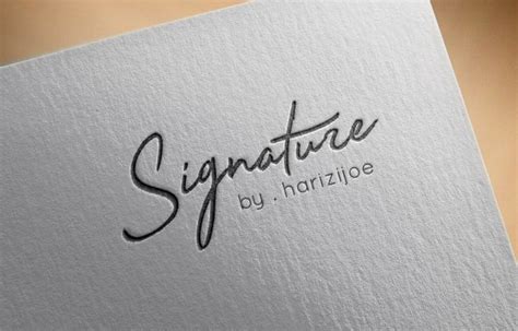 Do Professional Unique Signature Logo Design By Harizijoe