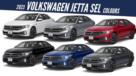 2023 Volkswagen Jetta Sel All Color Options Images Autobics Youtube