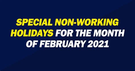 Declared Regular And Special Non Working Holidays For 2023