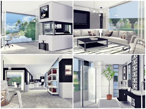 Moniamay72 — The Sims 4 Cc House ♥ Download Modern Style