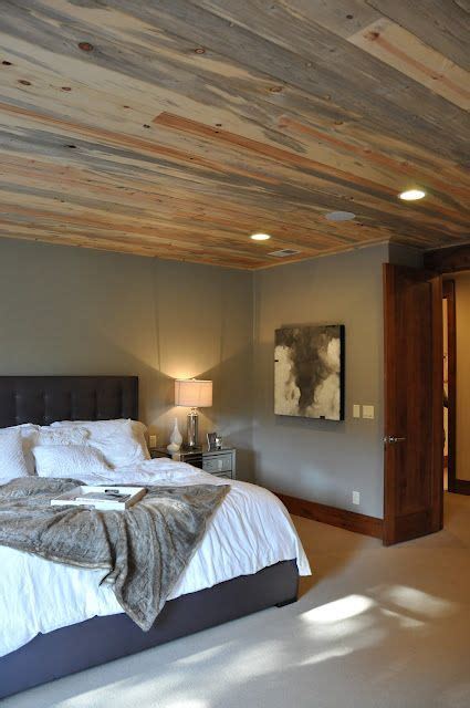Sophisticated And Clean Rustic In A Master Bedroom With