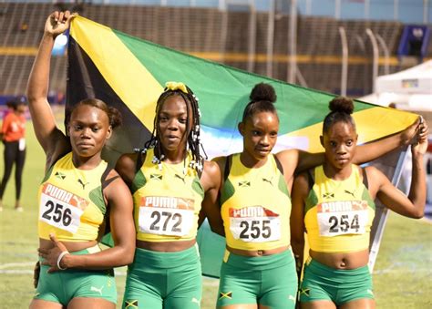 Jamaica Shatters U20 Girls 4x100m World Record To Win Gold In Cali Nationwide 90fm