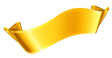 Gold Ribbon Png