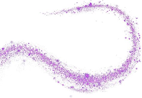 Purple Star Curve Effect Element Free Download Image - Lilac Glitter png image