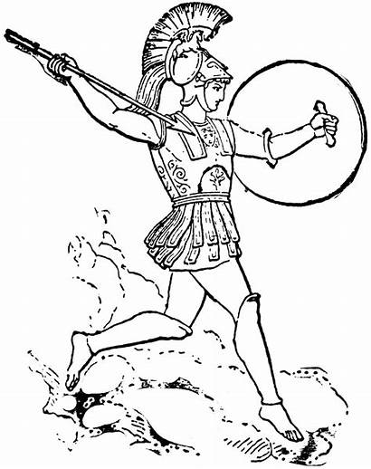 Mars God Roman Gods Clipart Mythology Coloring