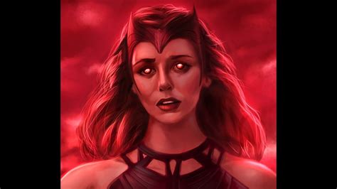 The Scarlet Witch Wandavision Timelapse Youtube