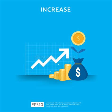 Income Salary Rate Increase Business Chart Graphic Growth Margin