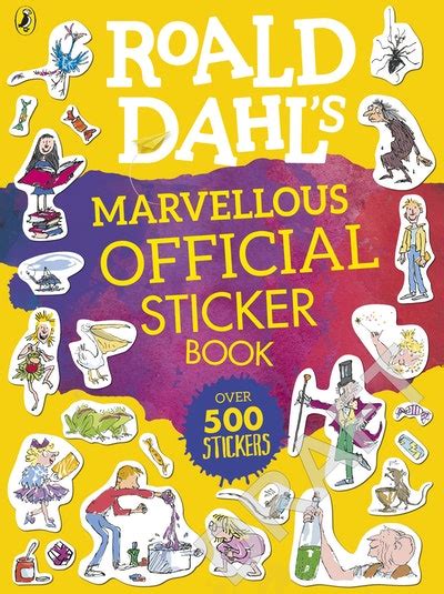 Roald Dahls Big Official Sticker Book By Puffin Penguin Books New
