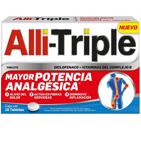 Alli Triple Con 10 Tabletas Farmacia Calderon