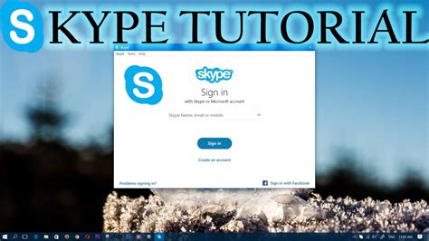 How To Use Skype Windows 10 Full Youtube