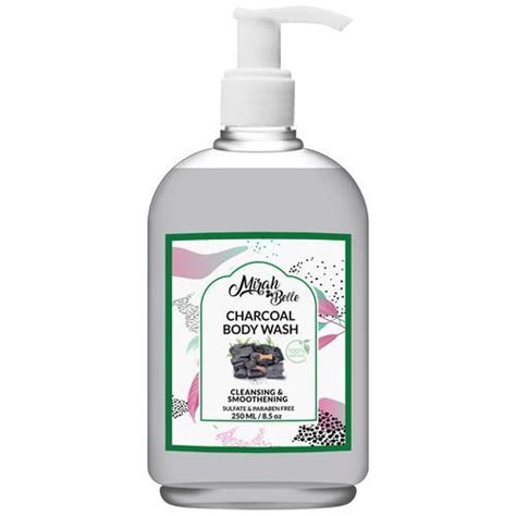 Buy Mirah Belle Organic And Natural Charcoal Body Wash Sulfate