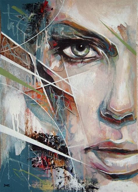 Anita Leocadia — Danny Oconnor Portrait Art Beautiful Abstract