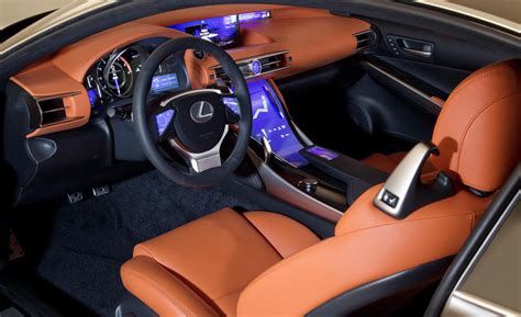 A Closer Look At The Lexus Lf Cc Concept Interior Lexus Enthusiast