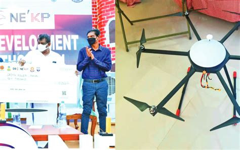 Sajiths Drone Can Fly Carrying 15 Kg Bags 1st Prize In Drone