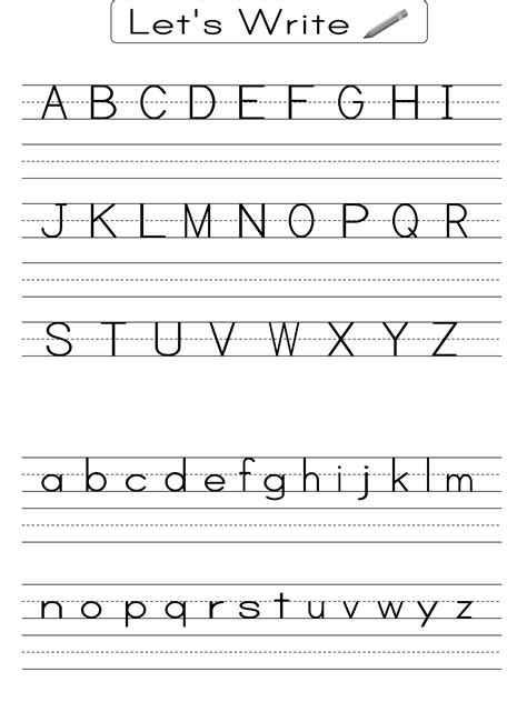 Alphabet Printables Free Alphabet Worksheets Coloring Pages Mini