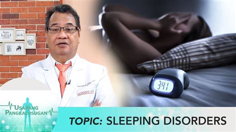 Sleeping Disorders Part 2 Usapang Pangkalusugan Youtube