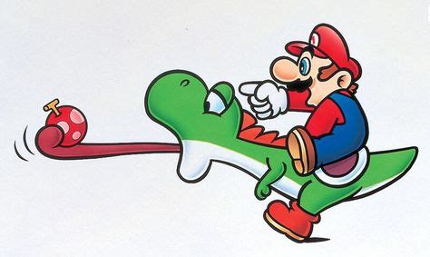 Super Mario World - Mario & Yoshi | Super mario, Super mario art, Mario