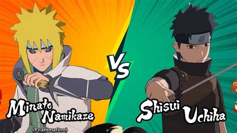 ᴴᴰ Minato Namikaze 4th Hokage Vs Shisui Uchiha Com Vs Com Naruto