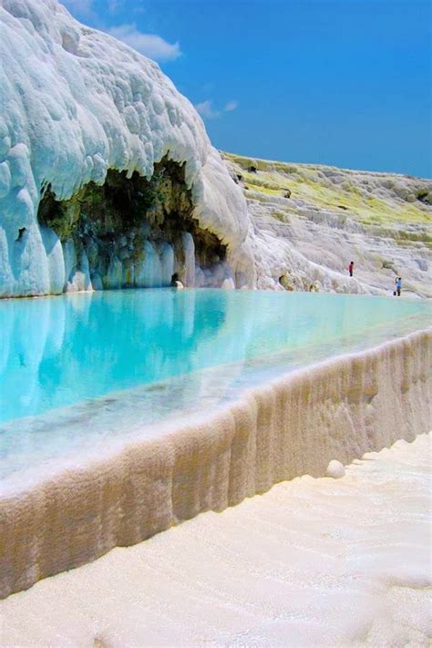 Natural Rock Pools Pamukkale Turkey Pamukkale Natural Wonders