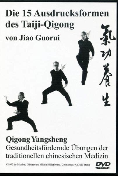 Die 15 Ausdrucksformen Des Taiji Qigong Dvd Rom Auf Dvd Portofrei