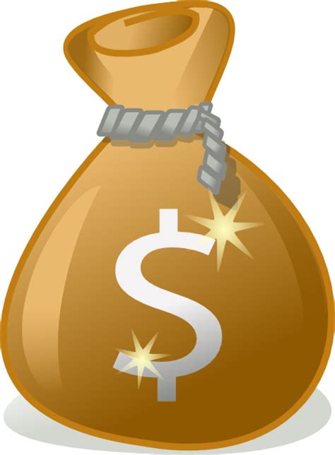 Money Bag Clip Art at Clker.com - vector clip art online, royalty free png image