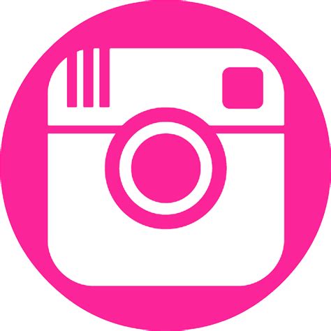 Facebook Twitter Pinterest Instagram Pink Instagram Logo Png Clipart