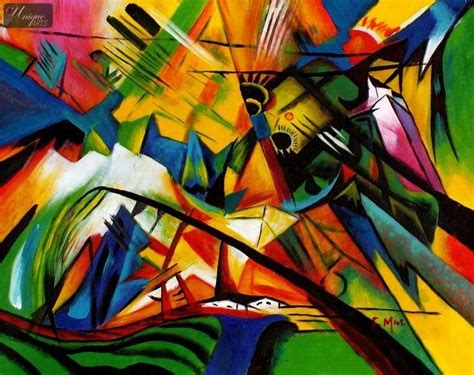 Franz Marc The Unfortunate Land Of Tyrol Among My All Time Favorite Paintings Malerei Das