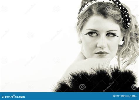 Beautiful Burlesque Pin Up Stock Image Image Of Vintage 27119069