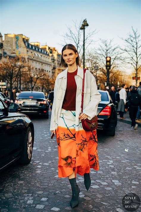 Paris Street Style Giedre Dukauskaite With Etro Bag
