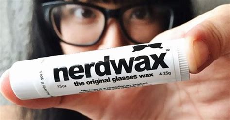 this nerdwax will stop your glasses from slipping down your nose bored panda