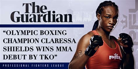 Olympic Boxing Champion Claressa Shields Wins Mma Debut By Tko Professional Fighters League