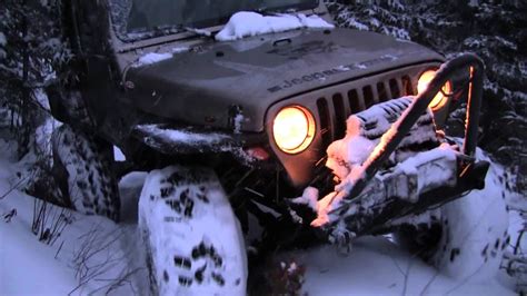 Snow Wheeling Jeeps Jeff And Chris Part 2 Youtube