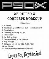 X Workout Images