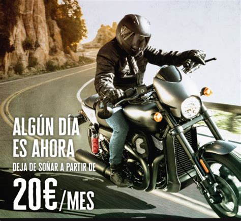 Llévate Una Harley Davidson Por Tan Sólo 20 Euros Al Mes Super7moto