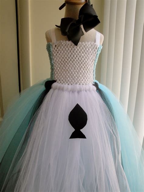Hollywoodtutu Dresses Alice In Wonderland Tutu Dress Costume With Matching Bow