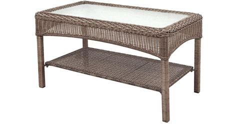 Top high end living room tables. Home Depot: Martha Stewart Outdoor Wicker Coffee Table ...